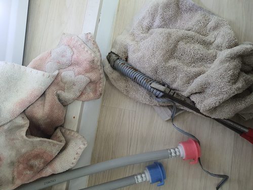 하수구막힘 통화 상담 이용 고객 글 사진